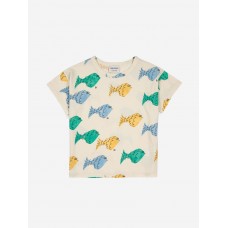 Bobo Choses tričko Multicolor Fish all over